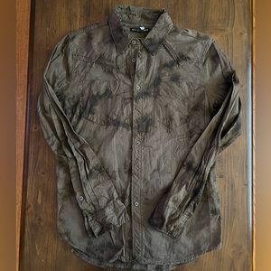 Men’s Affliction Button Up. Size S